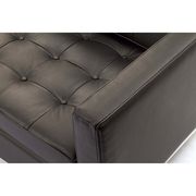 Tufted back design contemporary leather loveseat by Modway additional picture 4