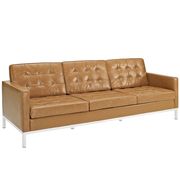 Tufted back design contemporary leather sofa by Modway additional picture 4