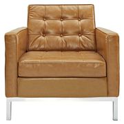Tufted back design contemporary leather chair by Modway additional picture 2