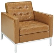 Tufted back design contemporary leather chair by Modway additional picture 3