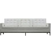 Tufted back design contemporary leather sofa by Modway additional picture 2