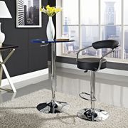 Comfortable bar stool in black by Modway additional picture 4