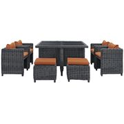 9 piece outdoor / patio rattan dining set additional photo 2 of 4