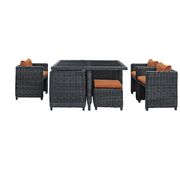 9 piece outdoor / patio rattan dining set additional photo 3 of 4