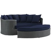 Patio/outdoor daybed + ottoman oval set additional photo 2 of 4