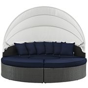Daybed / table / ottoman set in rattan by Modway additional picture 3