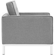 Light gray quality fabric retro style chair by Modway additional picture 2