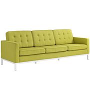 Wheatgrass quality fabric retro style sofa by Modway additional picture 2