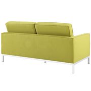 Wheatgrass quality fabric retro style loveseat by Modway additional picture 3