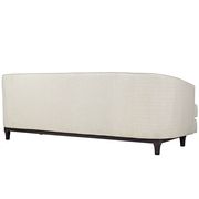Tufted back mid-century style beige fabric sofa by Modway additional picture 2