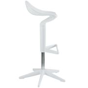 Fully height white adjustable bar stool by Modway additional picture 2