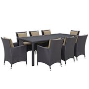 9 piece outside / patio table and chairs set by Modway additional picture 4