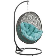Outdoor/patio swing chair w/ stand additional photo 5 of 4
