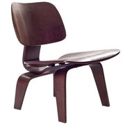Plywood lounge casual style chair in wenge by Modway additional picture 3