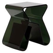 Acrylic stool-like end table w/ magazine holder by Modway additional picture 2