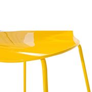 Yellow dining side chair in glossy lacquer by Modway additional picture 3