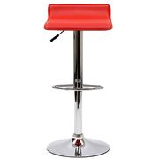 Designer adjustable bar stool in red by Modway additional picture 2