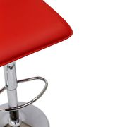 Designer adjustable bar stool in red by Modway additional picture 6