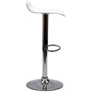 Designer adjustable bar stool in white by Modway additional picture 4