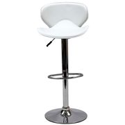 Comfortable bar stool in white by Modway additional picture 2