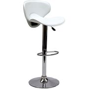 Comfortable bar stool in white by Modway additional picture 3