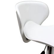 Comfortable bar stool in white by Modway additional picture 5