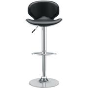 Simple casual style black bar stool by Modway additional picture 3