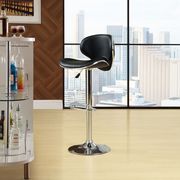Simple casual style black bar stool by Modway additional picture 5