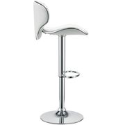 Simple casual style white bar stool by Modway additional picture 2