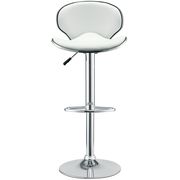 Simple casual style white bar stool by Modway additional picture 3
