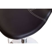 Chrome extandable bar stool in black by Modway additional picture 4