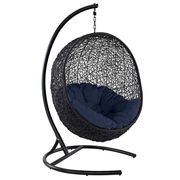 Outside / patio swing chair w/ stand set additional photo 2 of 4