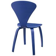 V-shaped back blue casual dining chair by Modway additional picture 3