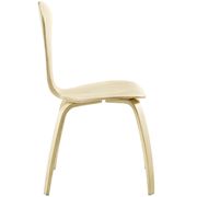 V-shaped back natural casual dining chair by Modway additional picture 2