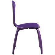 V-shaped back purple casual dining chair by Modway additional picture 2