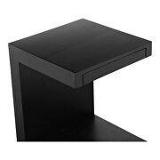 Contemporary side table black oak by Moe's Home Collection additional picture 6