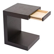 Contemporary side table black oak by Moe's Home Collection additional picture 7