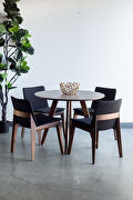 Mid-century modern dining chair black-m2 by Moe's Home Collection additional picture 3