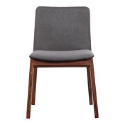 Mid-century modern dining chair gray-m2 additional photo 2 of 6