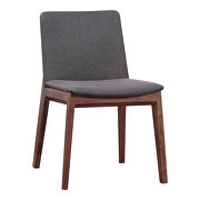 Mid-century modern dining chair gray-m2 additional photo 3 of 6