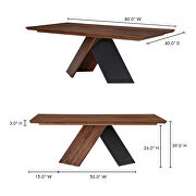 Contemporary dining table by Moe's Home Collection additional picture 2