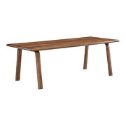 Scandinavian dining table walnut by Moe's Home Collection additional picture 11
