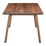 Scandinavian dining table walnut by Moe's Home Collection additional picture 12