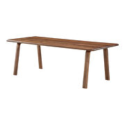 Scandinavian dining table walnut by Moe's Home Collection additional picture 13