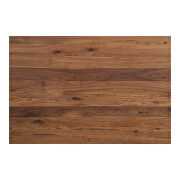 Scandinavian dining table walnut by Moe's Home Collection additional picture 6