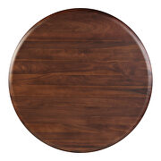 Scandinavian round dining table walnut by Moe's Home Collection additional picture 5