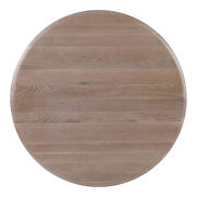 Scandinavian round dining table white oak additional photo 5 of 7
