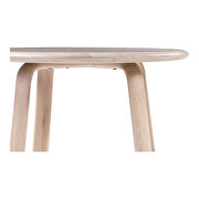 Scandinavian round dining table white oak by Moe's Home Collection additional picture 8