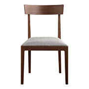 Scandinavian dining chair walnut m2 by Moe's Home Collection additional picture 3