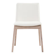 Mid-century modern oak dining chair white pvc-m2 by Moe's Home Collection additional picture 2